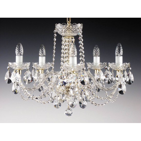 Candelabru Cristale, Bohemia, E14, AL010022K, Crystal