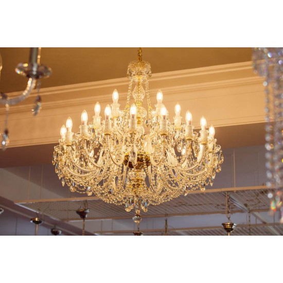 Candelabru Cristale, Bohemia, E14, AL010036K, Crystal