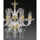 Candelabru Cristale, Sticla, Bohemia, E14, AL010059, Crystal