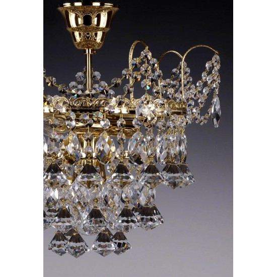 Plafoniera Cristale, Cascada, Bohemia, E14, AL010062, Crystal