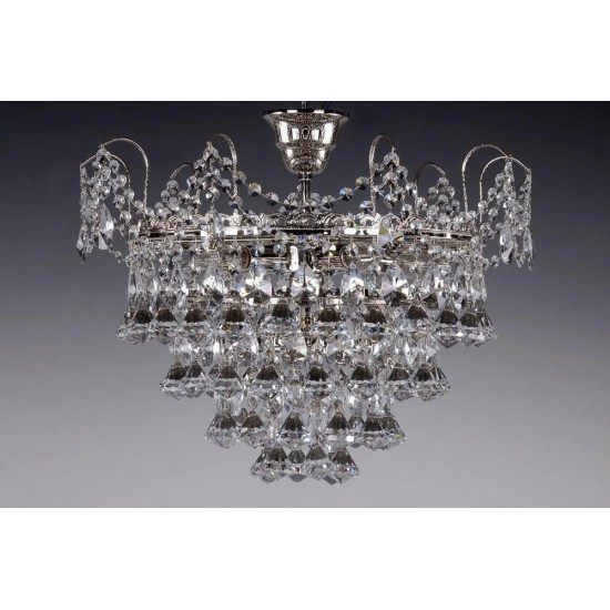 Plafoniera Cristale, Cascada, Bohemia, E14, AL010064, Crystal