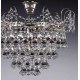 Plafoniera Cristale, Cascada, Bohemia, E14, AL010064, Crystal