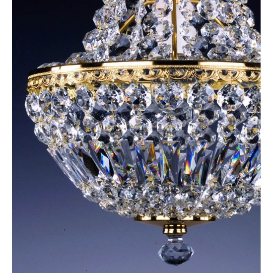 Plafoniera Cristale, Pear, Bohemia, E14, AL010067, Crystal