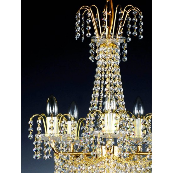 Plafoniera Cristale, Pear, Bohemia, E14, AL010080, Crystal