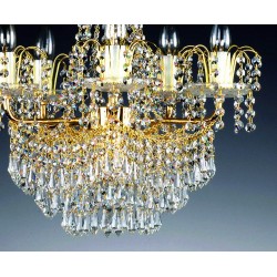 Plafoniera Cristale, Pear, Bohemia, E14, AL010080, Crystal