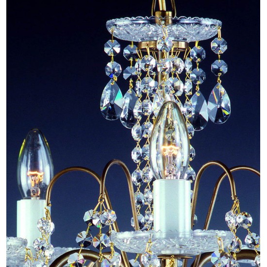 Candelabru Cristale, Bohemia, E14, AL010086, Crystal