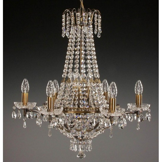 Plafoniera Cristale, Pear, Bohemia, E14, AL010087K, Crystal