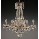 Plafoniera Cristale, Pear, Bohemia, E14, AL010087K, Crystal