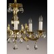 Candelabru Alama, Cristale, Bohemia, E14, AL010091, Crystal