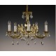 Candelabru Alama, Cristale, Bohemia, E14, AL010092, Crystal