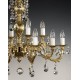 Candelabru Alama, Cristale, Bohemia, E14, AL010093, Crystal