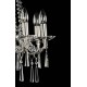 Candelabru Cristale, Bohemia, E14, AL010100, Crystal