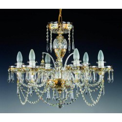 Candelabru Cristale, Clasic- painted, Bohemia, E14, AL010113, Crystal
