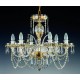 Candelabru Cristale, Clasic- painted, Bohemia, E14, AL010113, Crystal