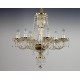 Candelabru Cristale - painted, Bohemia, E14, AL010114, Crystal