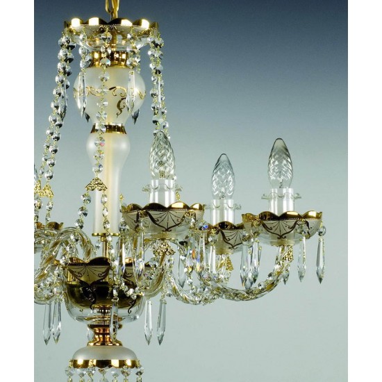 Candelabru Cristale - painted, Bohemia, E14, AL010114, Crystal