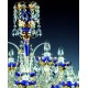 Candelabru Cristale - painted, Bohemia, E14, AL010115, Crystal