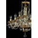Candelabru Cristale - painted, Bohemia, E14, AL010125, Crystal