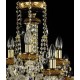 Candelabru Cristale - painted, Bohemia, E14, AL010125, Crystal
