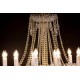 Candelabru Cristale, Bohemia, E14, AL010126K, Crystal