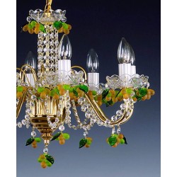 Candelabru Cristale, Bohemia, E14, AL010141K, Crystal