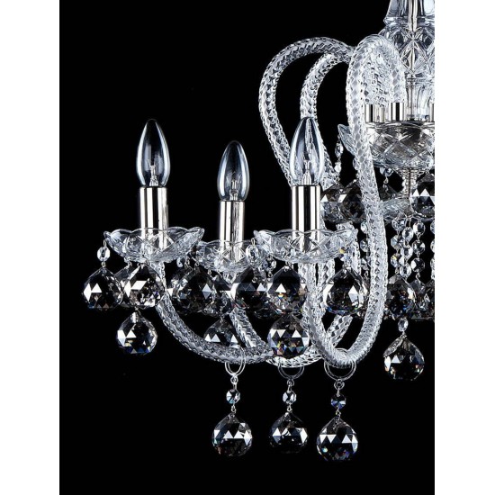 Candelabru Cristale, Bohemia, E14, AL010144NiK, Crystal