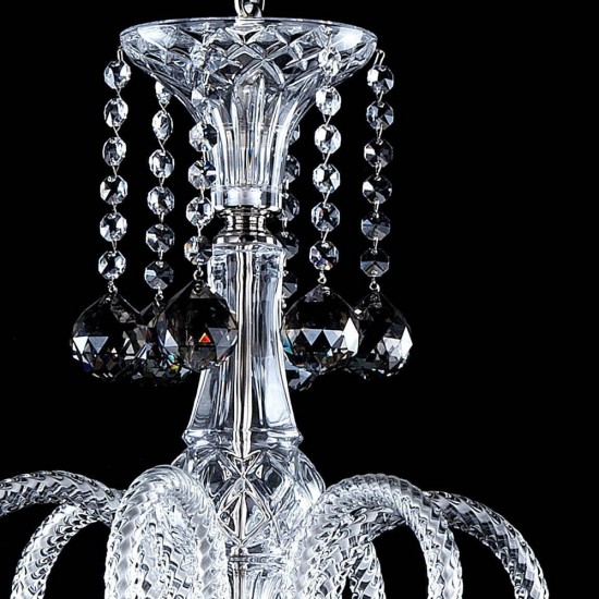 Candelabru Cristale, Bohemia, E14, AL010144NiK, Crystal