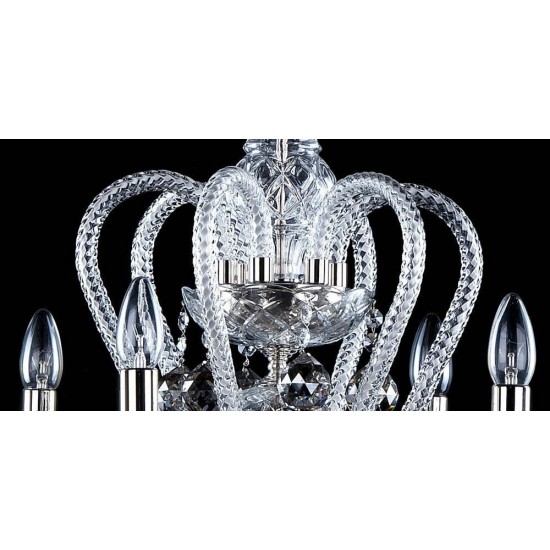 Candelabru Cristale, Bohemia, E14, AL010144NiK, Crystal