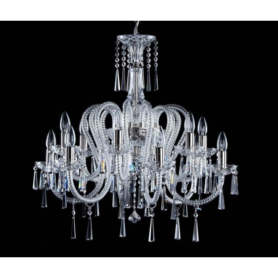 Candelabru Cristale, Bohemia, E14, AL010145NiK, Crystal