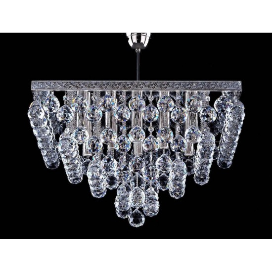 Plafoniera Cristale, Square, Bohemia, E14, AL010150, Crystal
