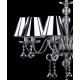 Candelabru Cristale, Modern, Bohemia, E14, AL010157Ni, Crystal