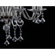Candelabru Cristale, Modern, Bohemia, E14, AL010157Ni, Crystal