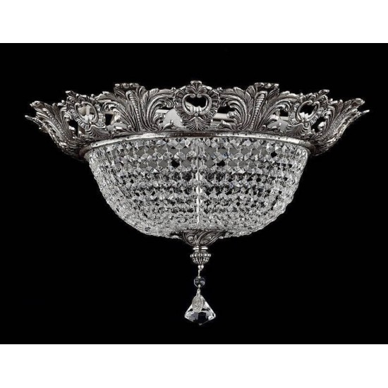 Candelabru Alama, Cristale, Bohemia, E14, AL010163, Crystal