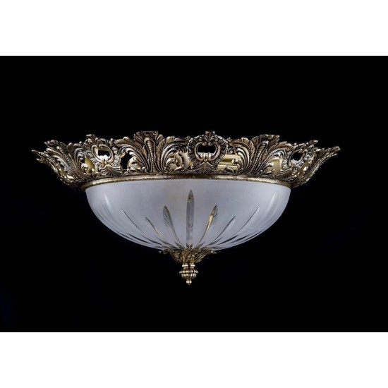 Candelabru Alama, Cristale, Bohemia, E14, AL010166, Crystal