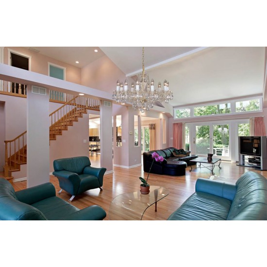 Candelabru Cristale, Bohemia, E14, AL010179K, Crystal