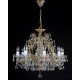 Candelabru Alama, Cristale, Bohemia, E14, AL010186K, Crystal
