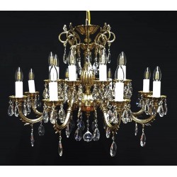 Candelabru Cristale, Istoric, Bohemia, E14, AL010205, Crystal