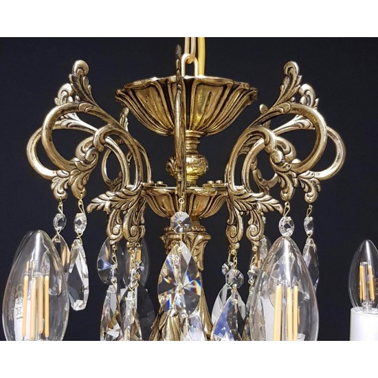 Candelabru Cristale, Istoric, Bohemia, E14, AL010205, Crystal