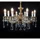 Candelabru Alama, Cristale, Bohemia, E14, AL010243, Crystal