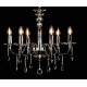 Candelabru Alama, Cristale, Bohemia, E14, AL010247, Crystal