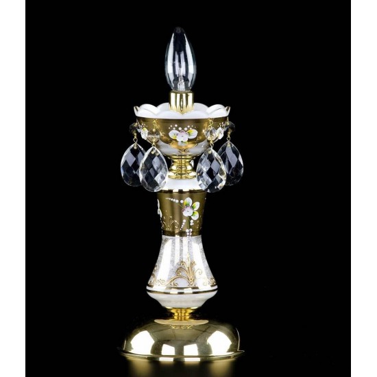 Veioza Cristale, Bohemia, E14, AS010108, Crystal
