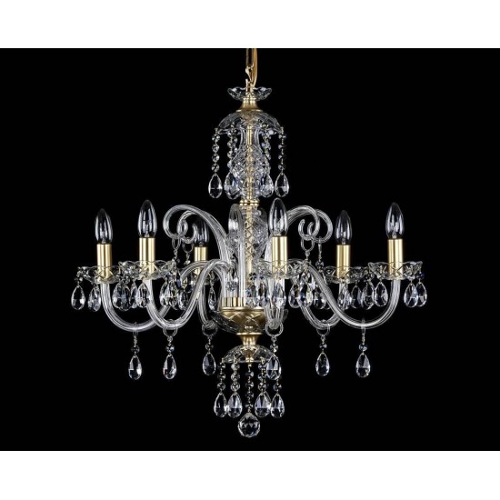 Candelabru Cristale, Modern, Bohemia, E14, AT010CH06K, Crystal