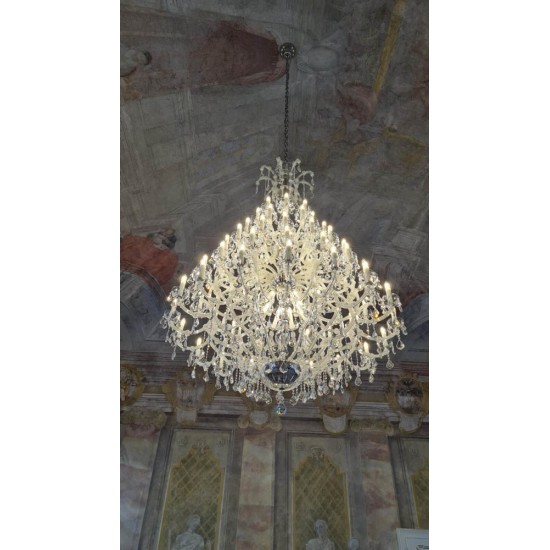 Candelabru Cristale, Maria Theresa white, Bohemia, E14, BX010L10909N281white, Crystal
