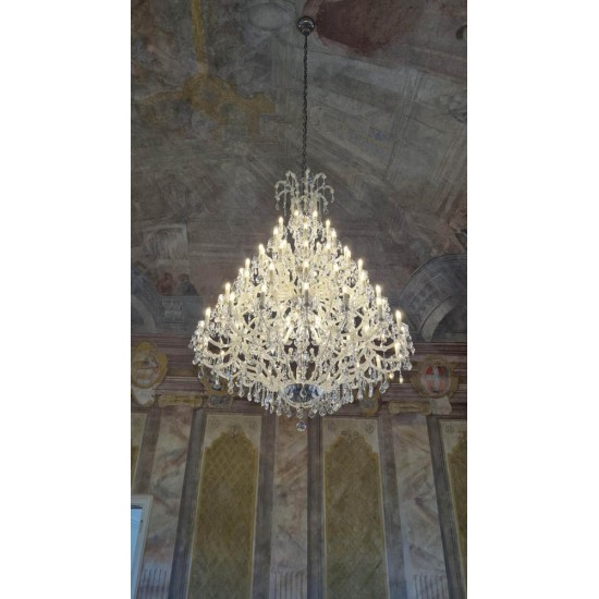 Candelabru Cristale, Maria Theresa white, Bohemia, E14, BX010L10909N281white, Crystal