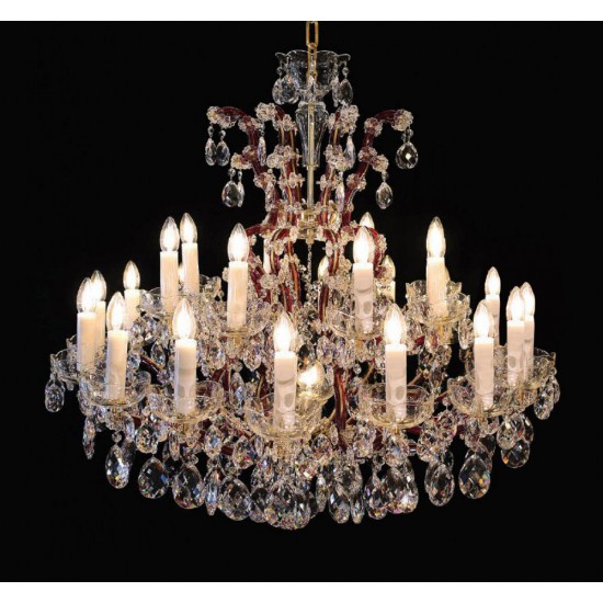 Candelabru Cristale, Maria Theresa, Bohemia, E14, BX010L10919Z225Red, Crystal