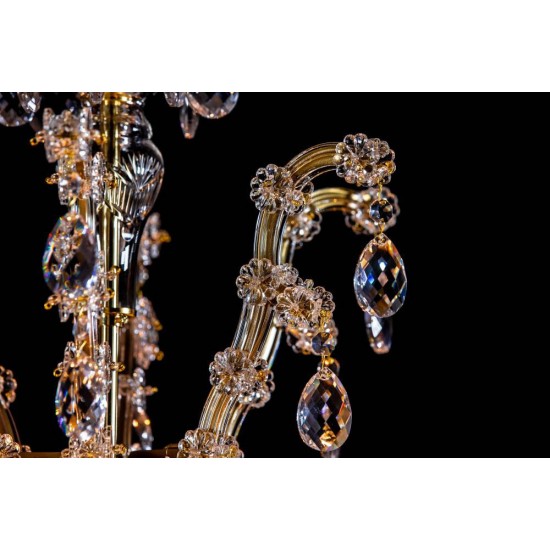 Candelabru Cristale Maria Antonia, Bohemia, E14, BX010L10920Z219BRUS, Crystal