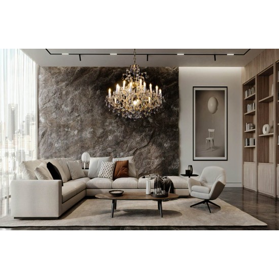 Candelabru Cristale, Maria Theresa, Bohemia, E14, BX010L10920Z219, Crystal