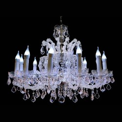 Candelabru Cristale, Maria Theresa White, Bohemia, E14, BX010L10926N213White, Crystal