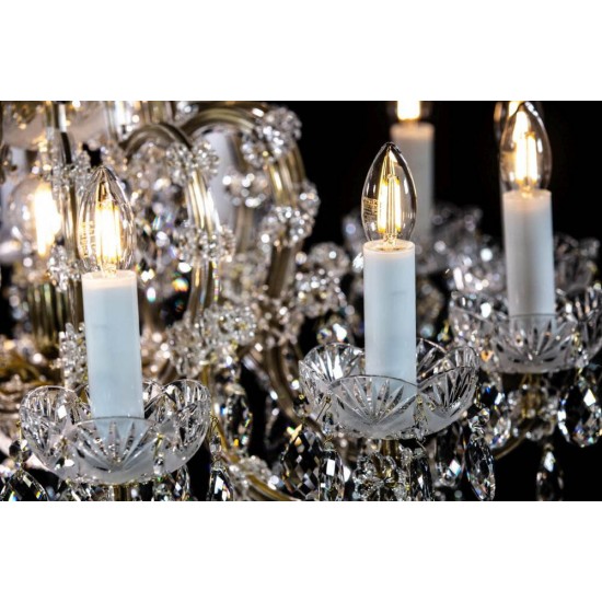 Candelabru Cristale Maria Antonia, Bohemia, E14, BX010L10926Z213BRUS, Crystal