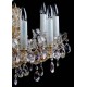 Candelabru Cristale, Maria Theresa, Bohemia, E14, BX010L10926Z213, Crystal